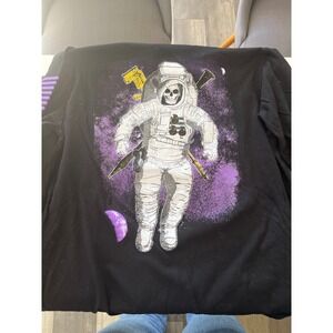 We The People Holsters Astronaut Skull Graphic Long‎ Sleeve T-Shirt Medium